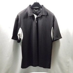 EXERTEK Athletic Shirt Men Black White Golf Short